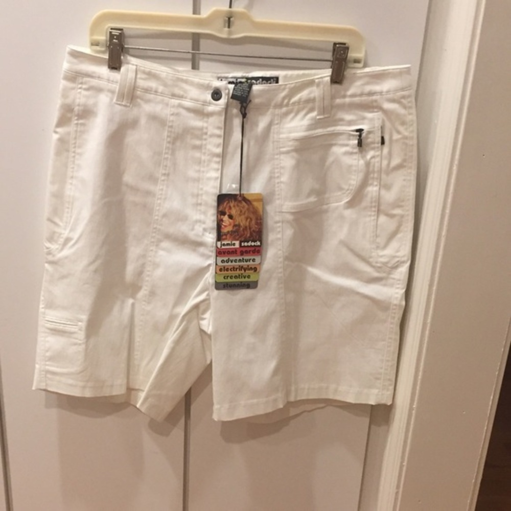 Jamie Sadock Golf Shorts - White - 14 NWT